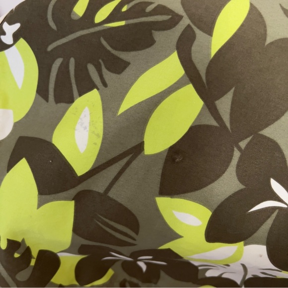 R&R Sport Green Leaf Print Swim Shorts - Picture 9 of 9